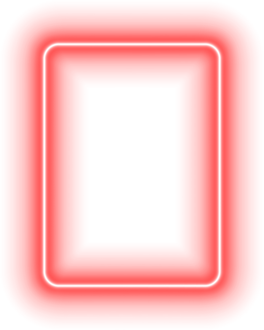 Neon Frame Red